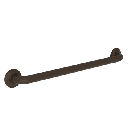 Newport Brass 27" L, Two Post, Solid Brass, 24" Grab Bar in Weathered Copper (Living) 1200-3924/08W
